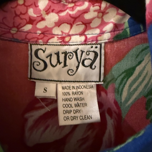VTG Surya Floral Multicolor Sequence Blouse - Picture 2 of 5